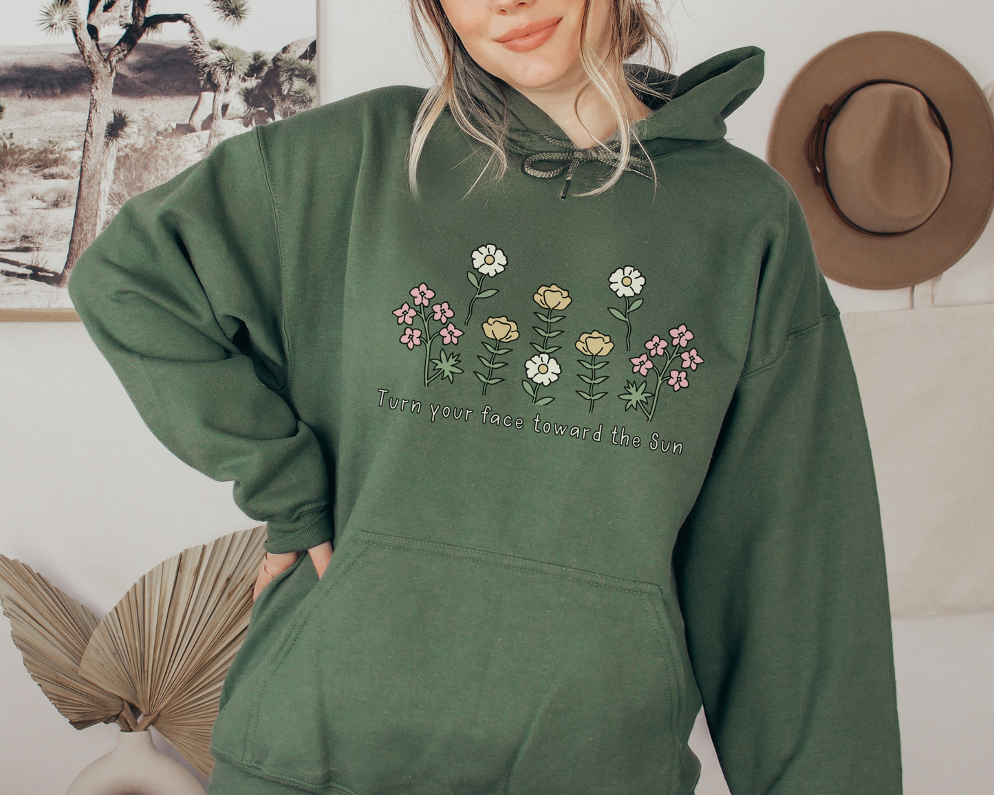 Turn Your Face Toward the Sun Hoodie