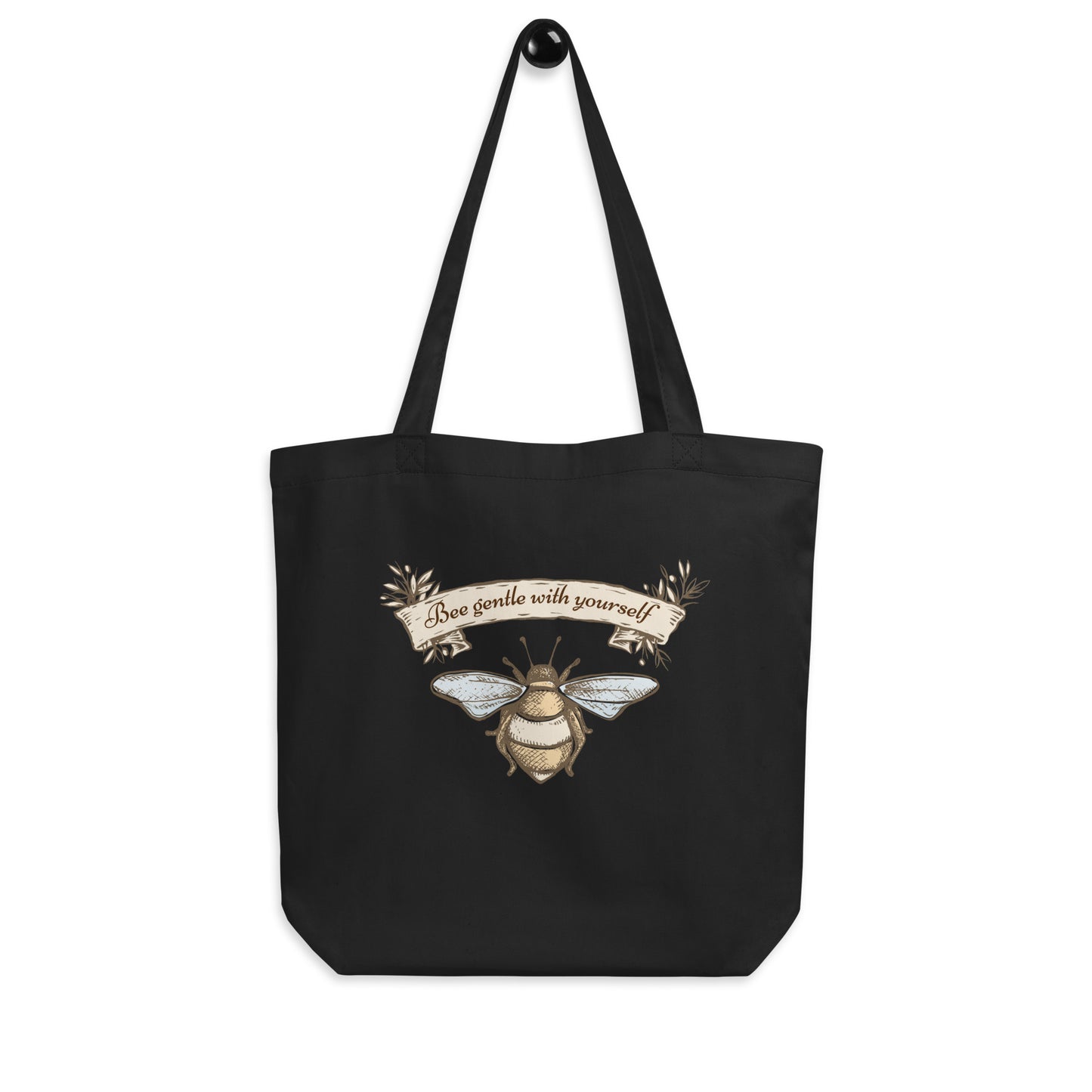Organic Bee Gentle With Yourself Tote Bag