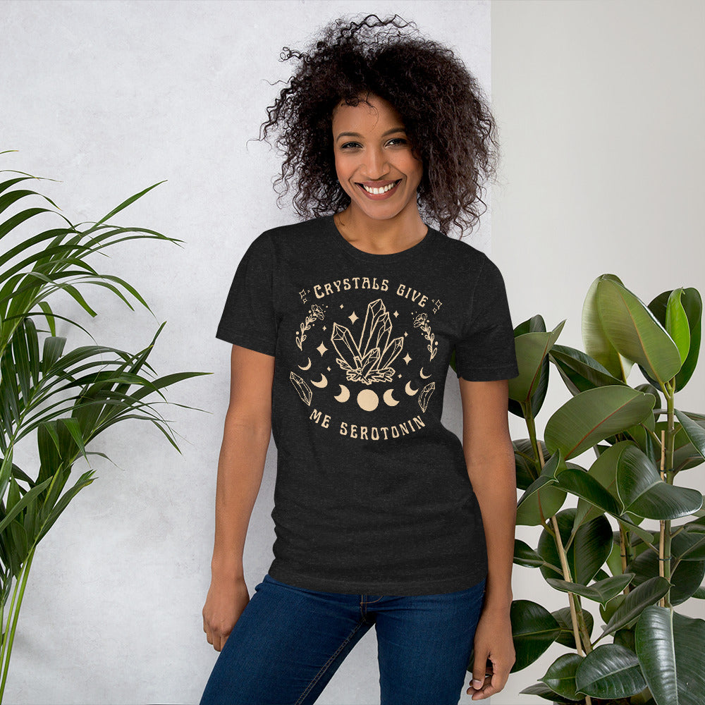 Crystals Give Me Serotonin T Shirt