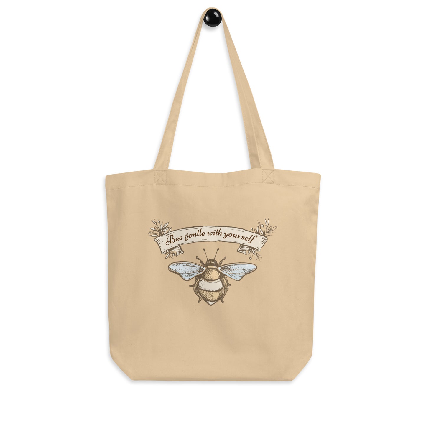 Organic Bee Gentle With Yourself Tote Bag